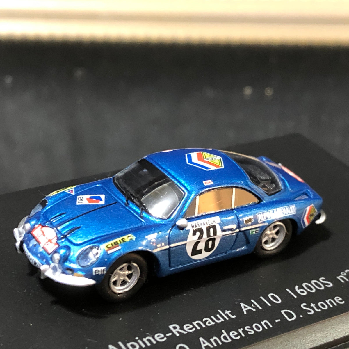 Alpine-Renault A110 1600S 1971 Monte Carlo Rallye N 28 O Anderson - D Stone by Spark 1:87 (87S021)
