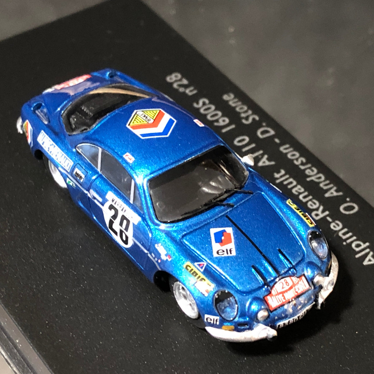 Alpine-Renault A110 1600S 1971 Monte Carlo Rallye N 28 O Anderson - D Stone by Spark 1:87 (87S021)