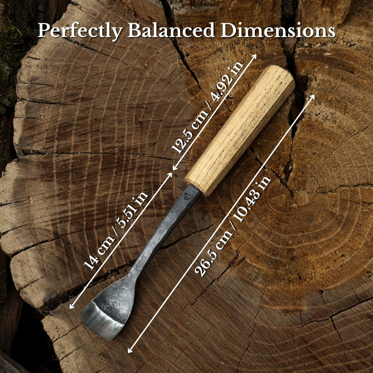Spoon Bent Gouge, 20 - 40 mm (0.8 - 1.6 inches)