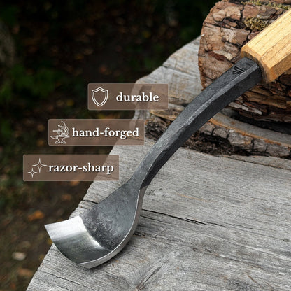 Spoon Bent Gouge, 20 - 40 mm (0.8 - 1.6 inches)