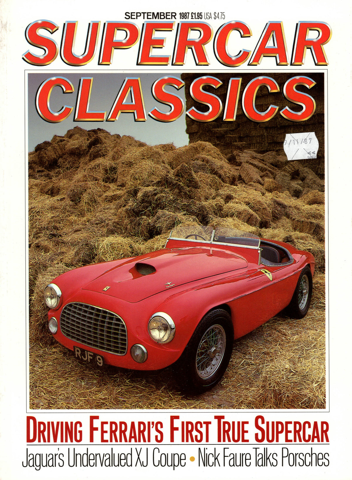 Supercar Classics Magazine 1987/09