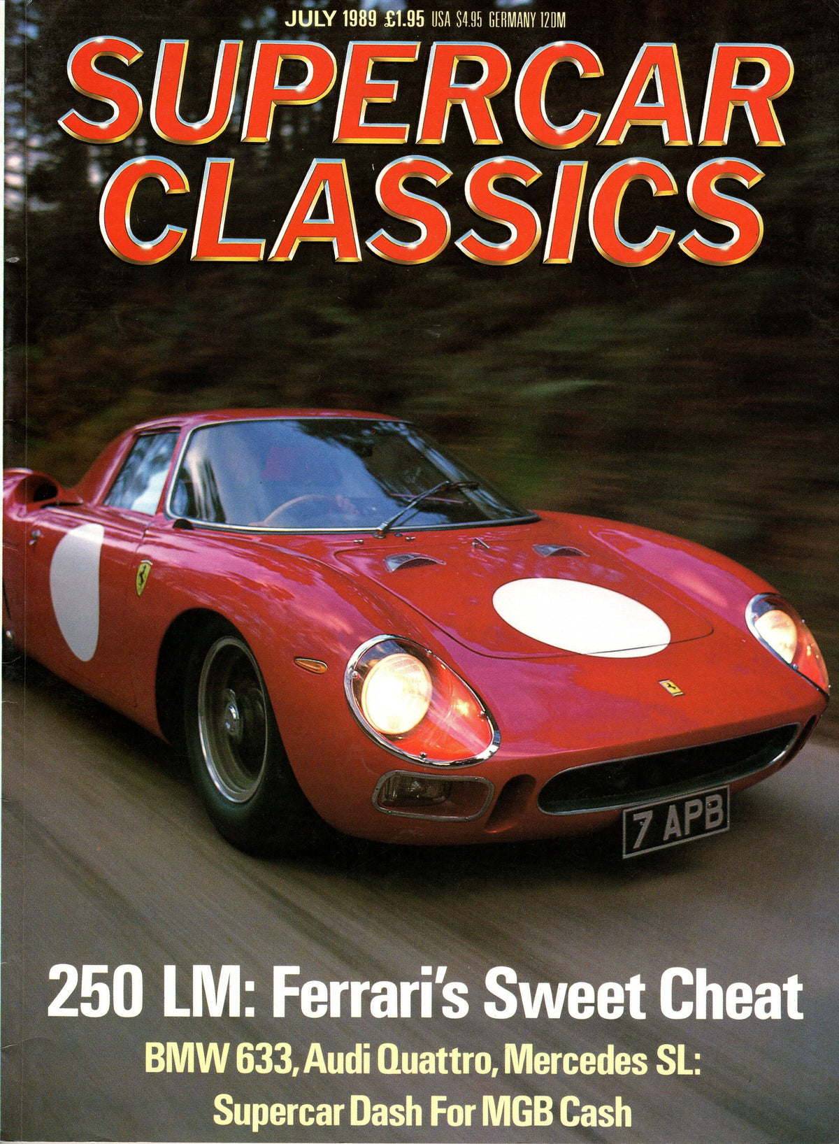 Supercar Classics Magazine 1989/07
