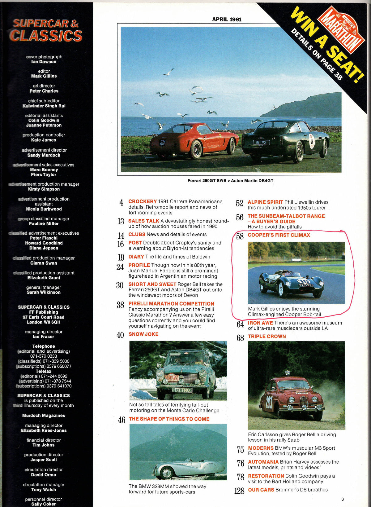 Supercar & Classics Magazine 1991/04