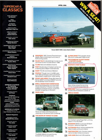Supercar & Classics Magazine 1991/04