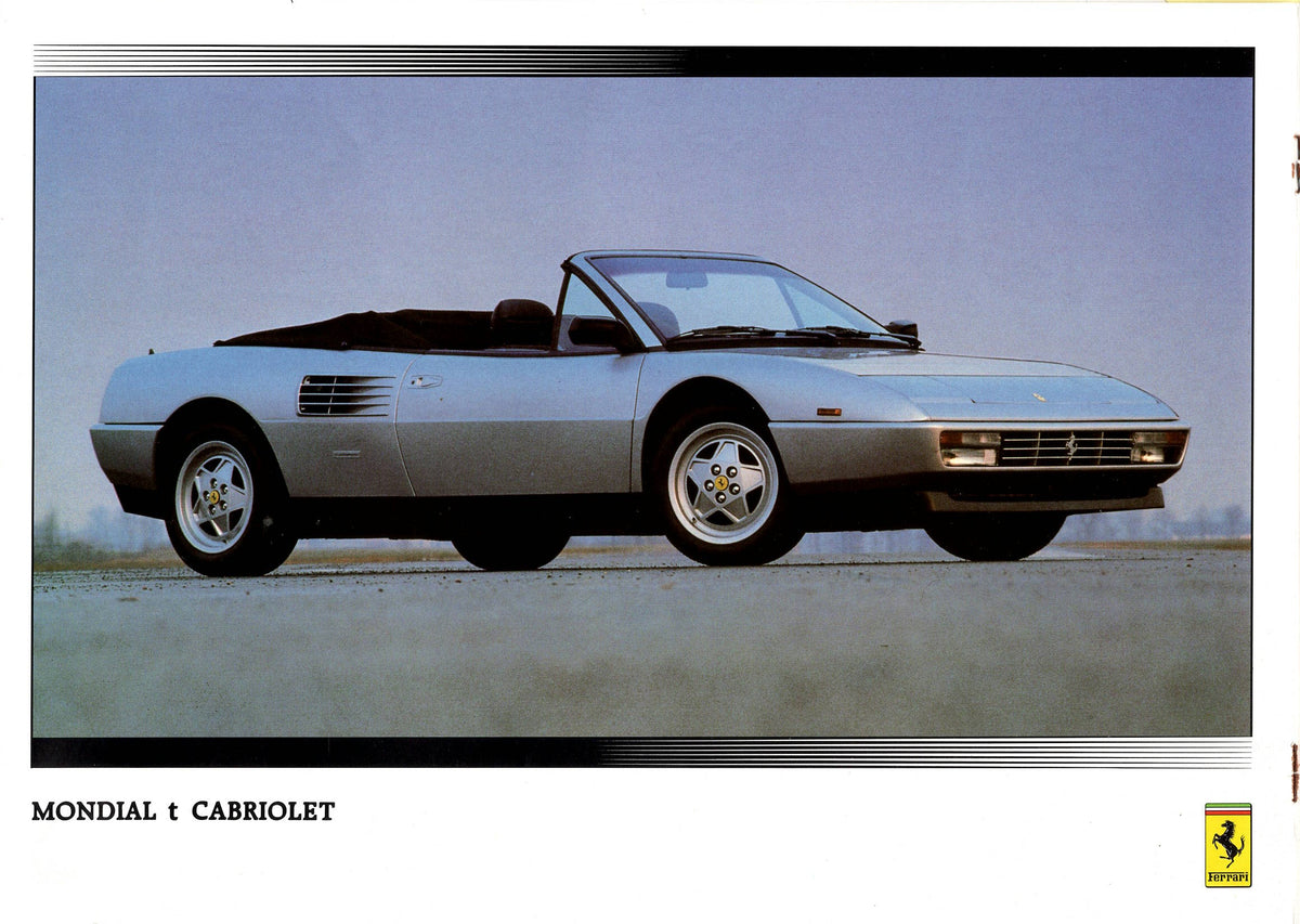 Ferrari Product Range 1990 Brochure (UK)(9/90)