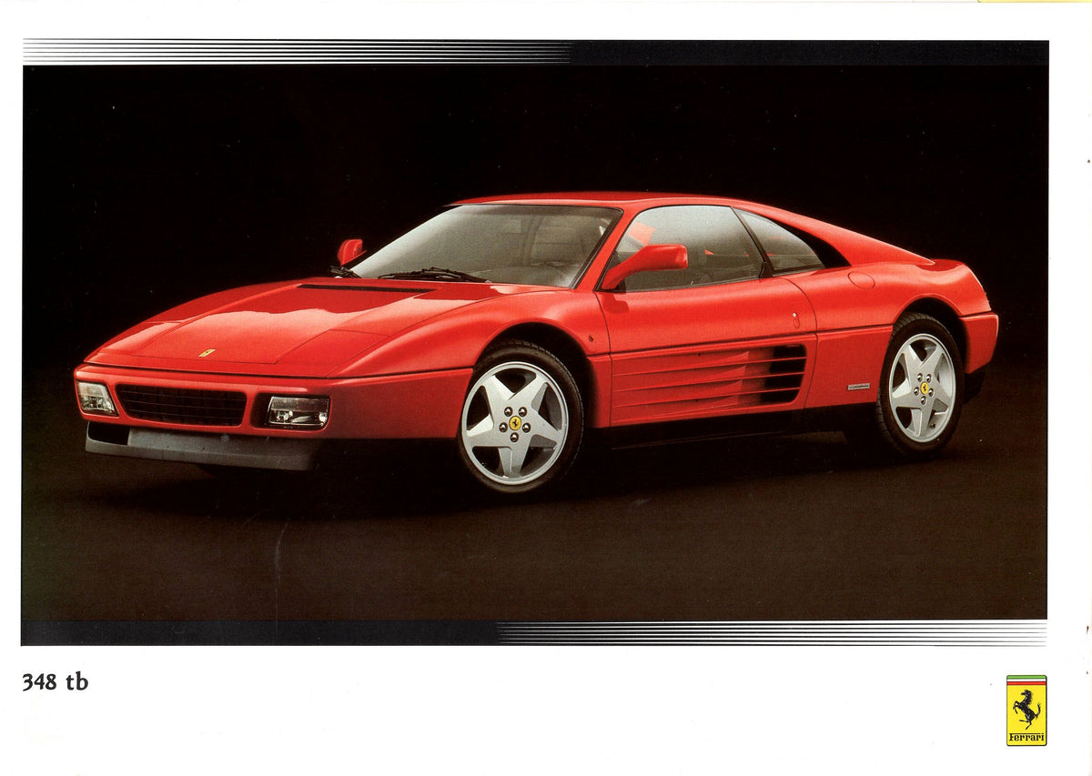Ferrari Product Range 1990 Brochure (UK)(9/90)