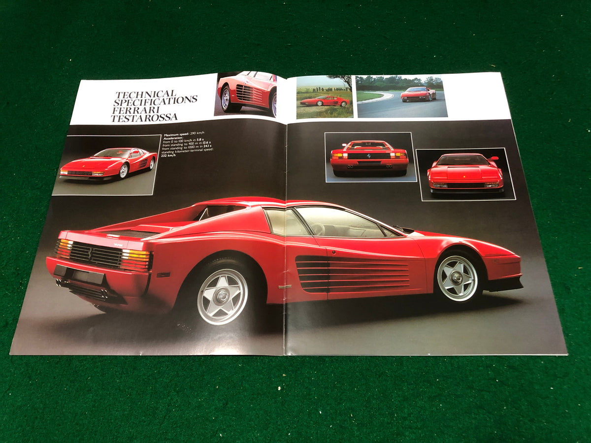 Ferrari Product Range 1985 Brochure, Garage Francorchamps (B)