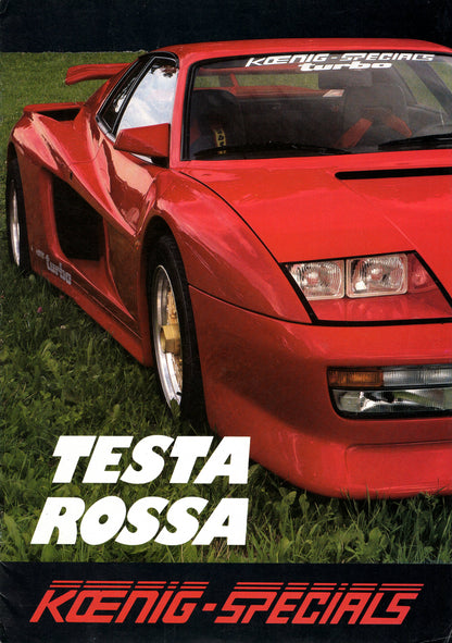 Ferrari Testarossai Koenig Specials Brochure