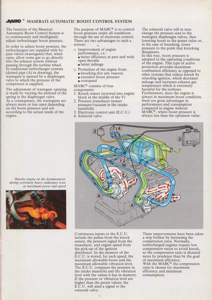 Maserati Biturbo Brochure (M119)
