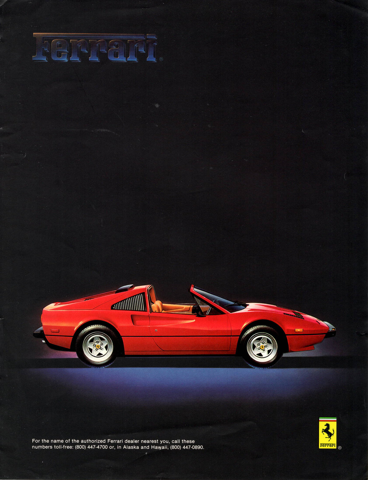 Ferrari 308 QV Brochure