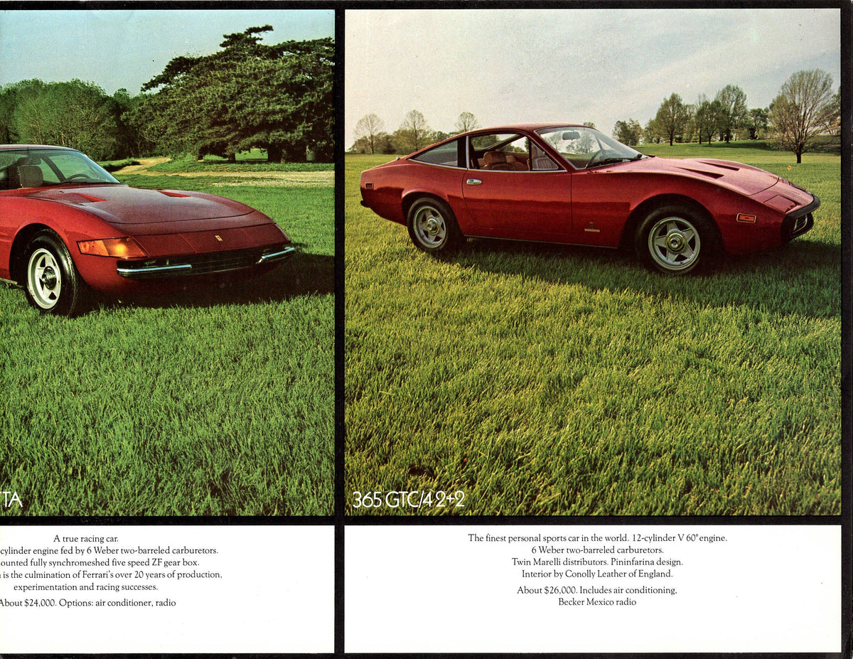 The Last Three Ferraris Brochure - Bobcor