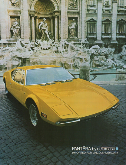 De Tomaso Pantera Brochure