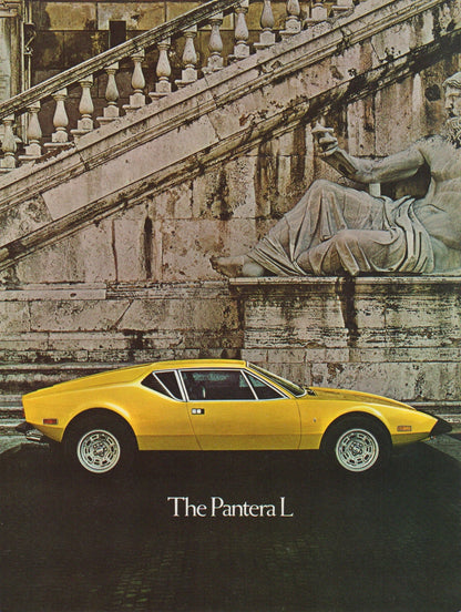 De Tomaso Pantera L Brochure