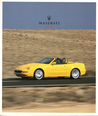 Maserati Spyder Brochure (US)(M43/02)