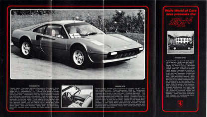 Ferrari 308 GTB Dealer Brochure