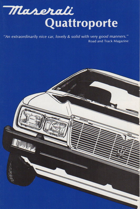 Maserati Quattroporte & Merak + Ferrari 308 Brochure by FAF