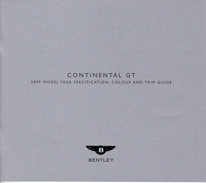 Bentley Continental GT Deluxe Brochure