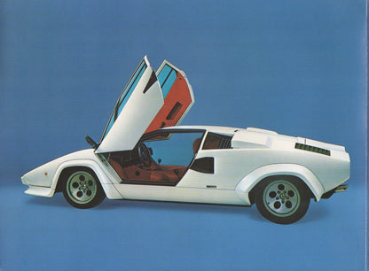 Lamborghini Countach LP500 S Brochure (I-D-E-F)
