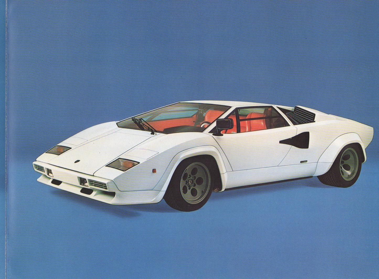 Lamborghini Countach LP500 S Brochure (I-D-E-F)