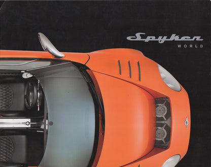 Spyker C8 Laviolette and Spyder Brochure