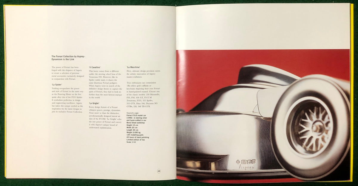 Asprey - Ferrari Collection Brochure