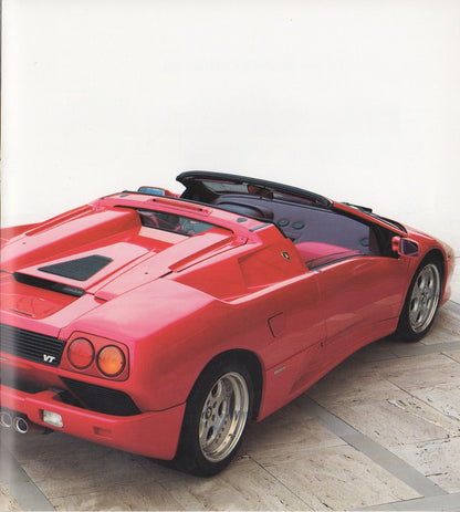 Lamborghini Diablo Roadster Brochure