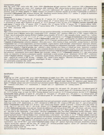 Lamborghini LM002 Brochure