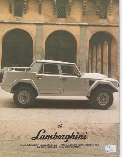 Lamborghini LM002 Brochure