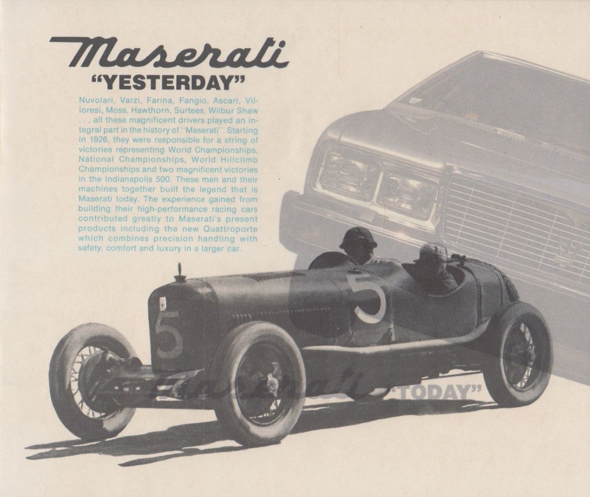 Maserati Quattroporte Brochure
