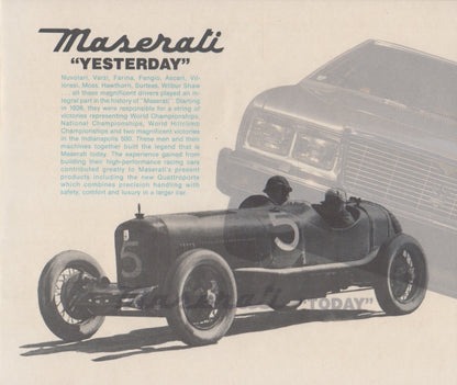 Maserati Quattroporte Brochure