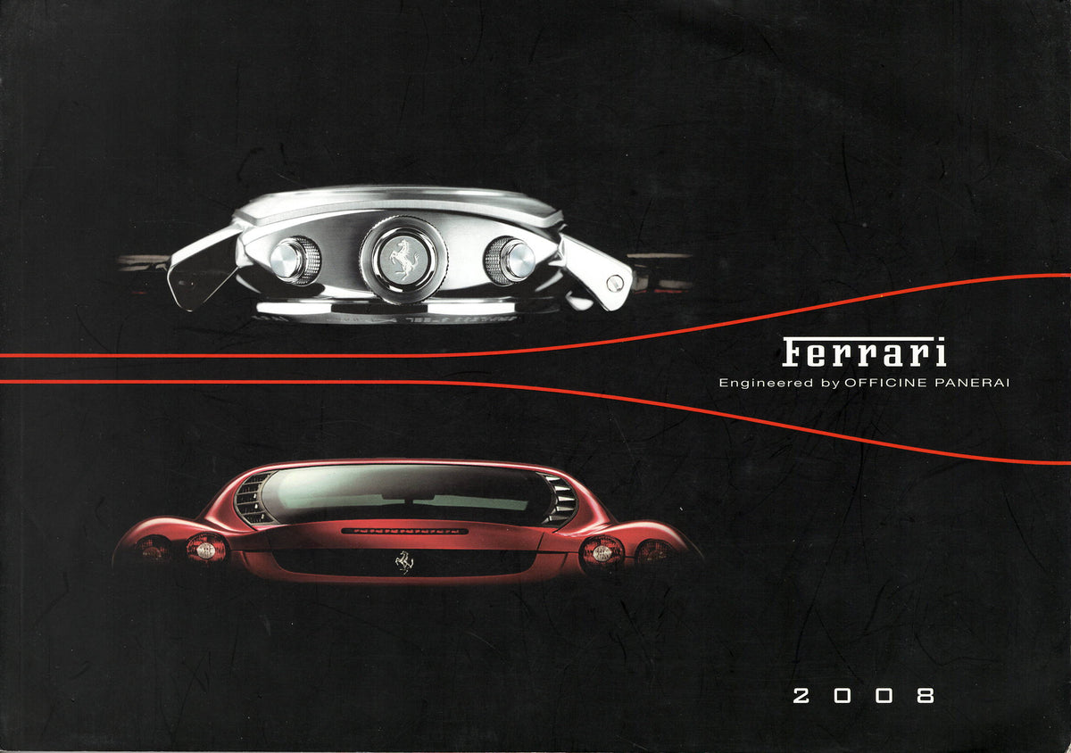 Ferrari 2008 Watches by Officine Panerai Brochure