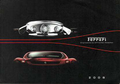 Ferrari 2008 Watches by Officine Panerai Brochure