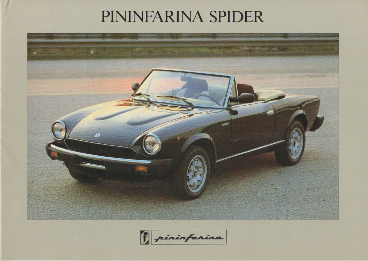 Pininfarina Spider (Fiat 124) Brochure