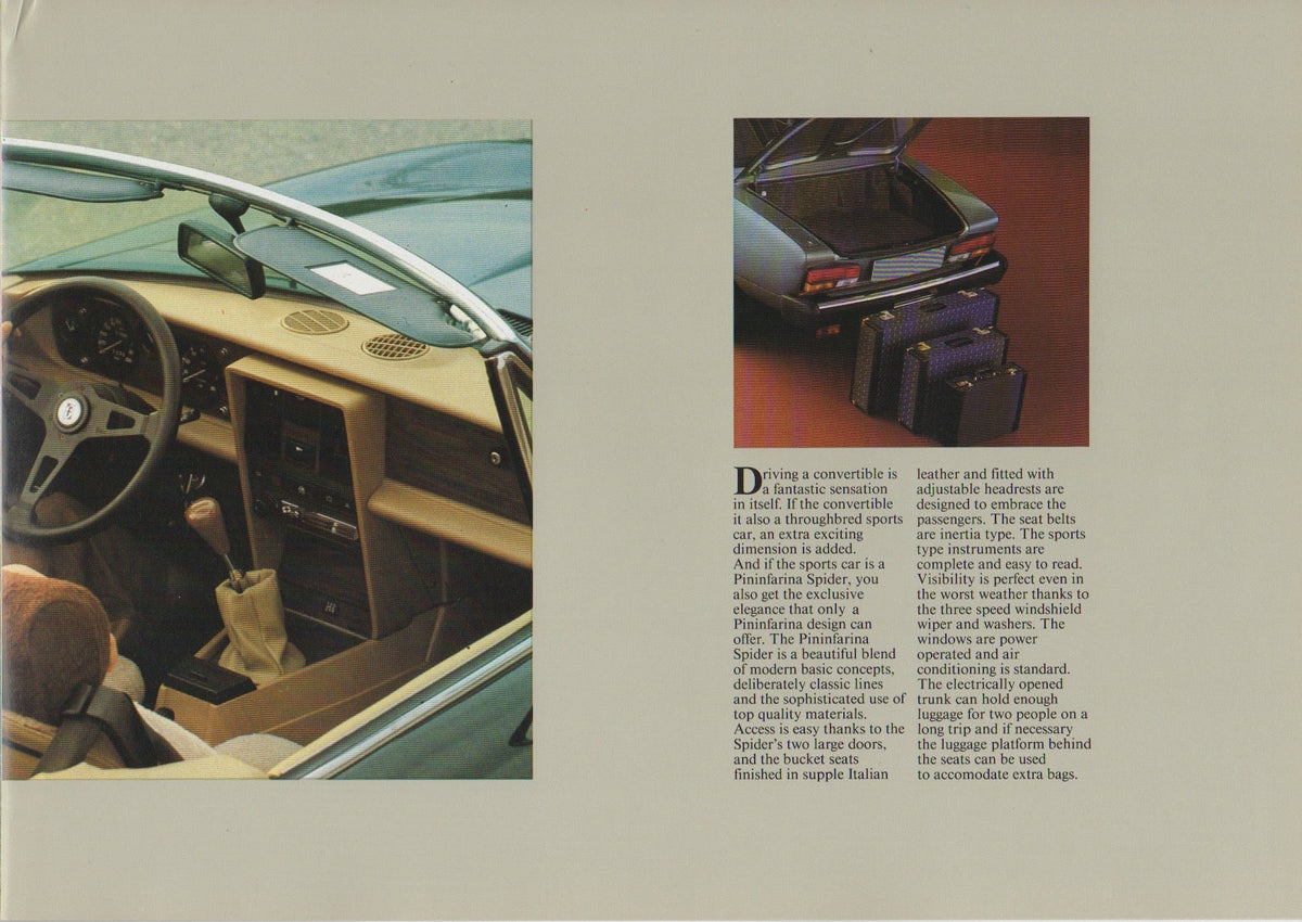 Pininfarina Spider (Fiat 124) Brochure