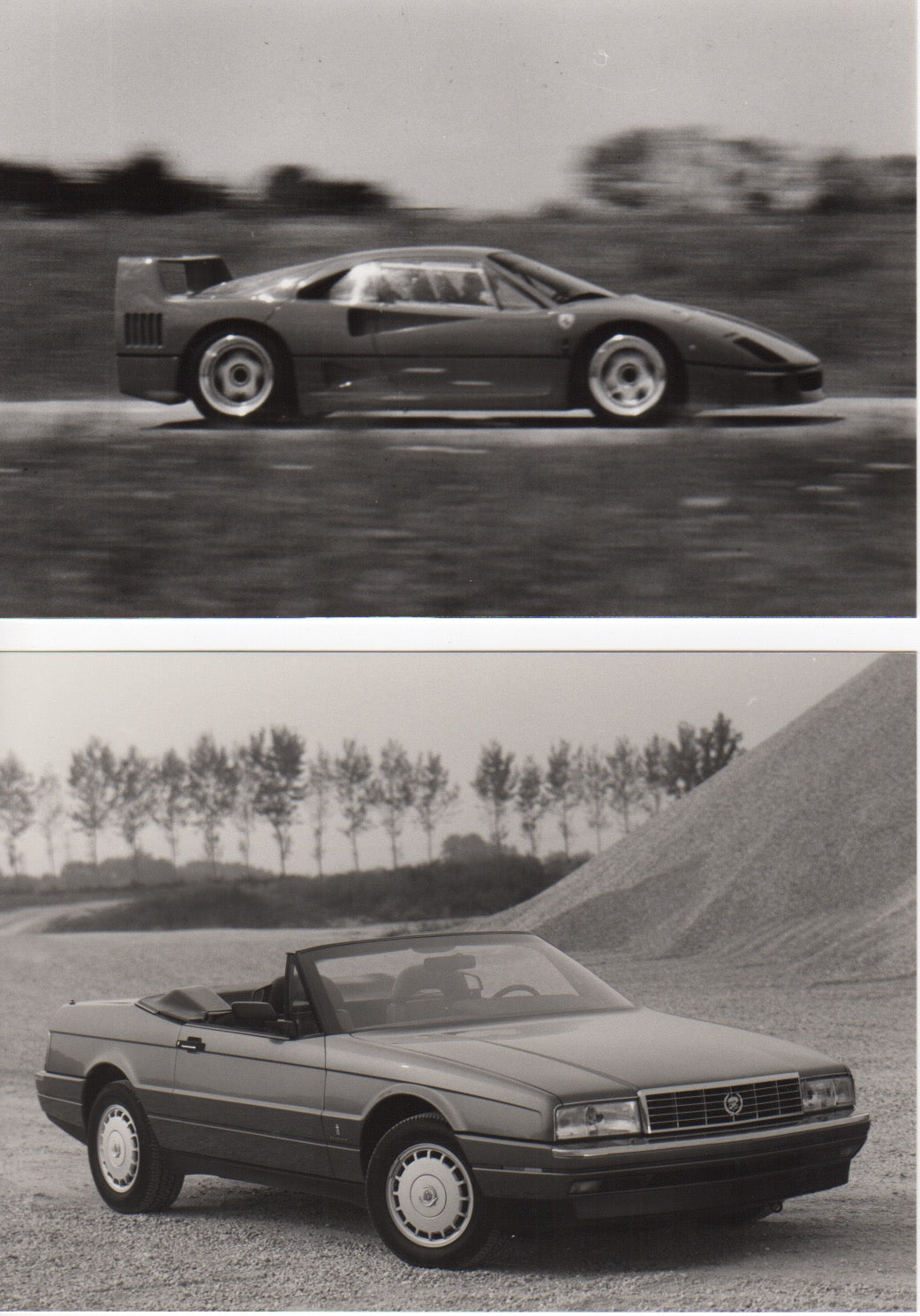 Pininfarina Press Kit 1988 Geneva - Cadilac Allante - F40