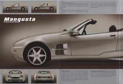 De Tomaso Mangusta Brochure