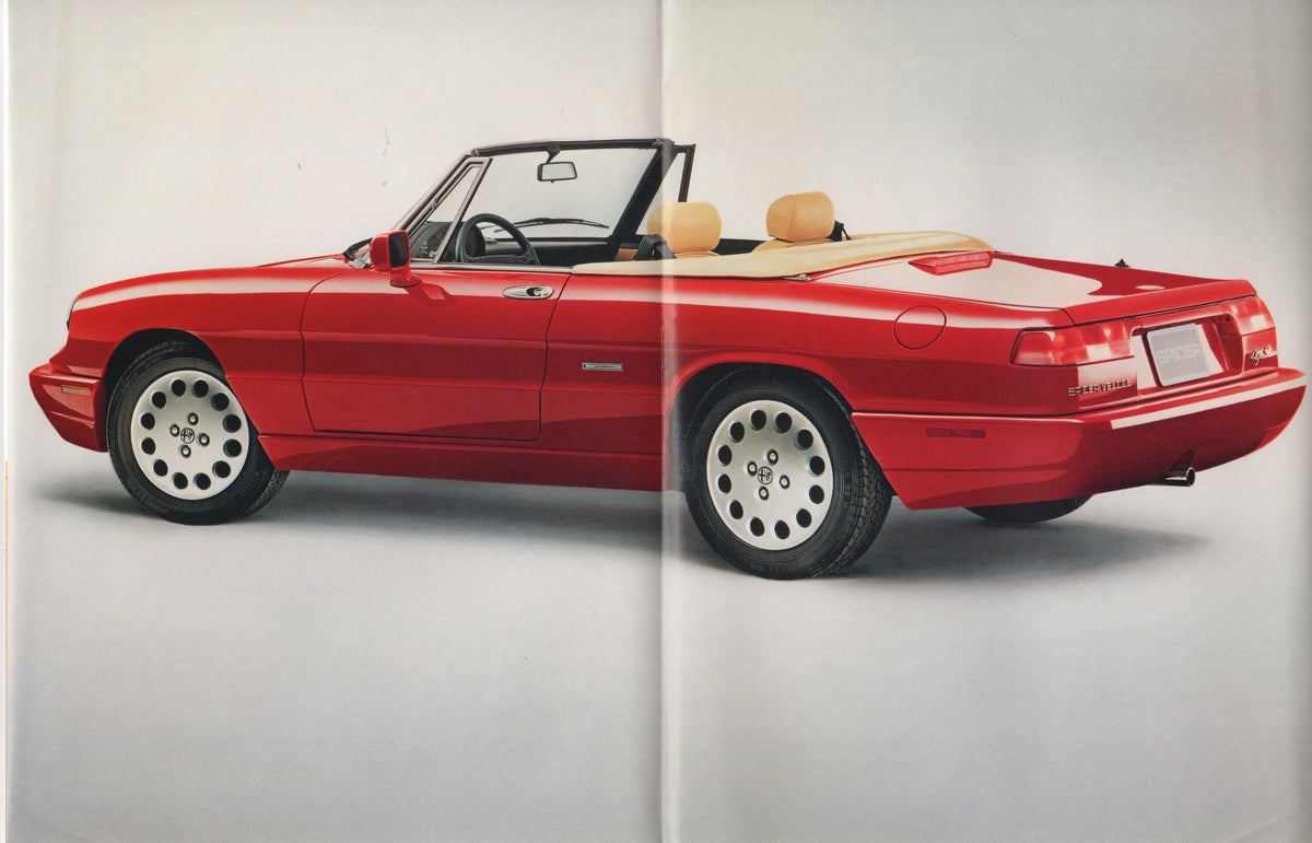 Alfa Romeo Spider Brochure 1991