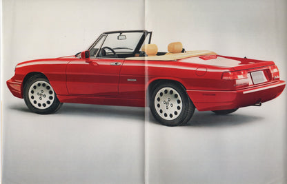 Alfa Romeo Spider Brochure 1991