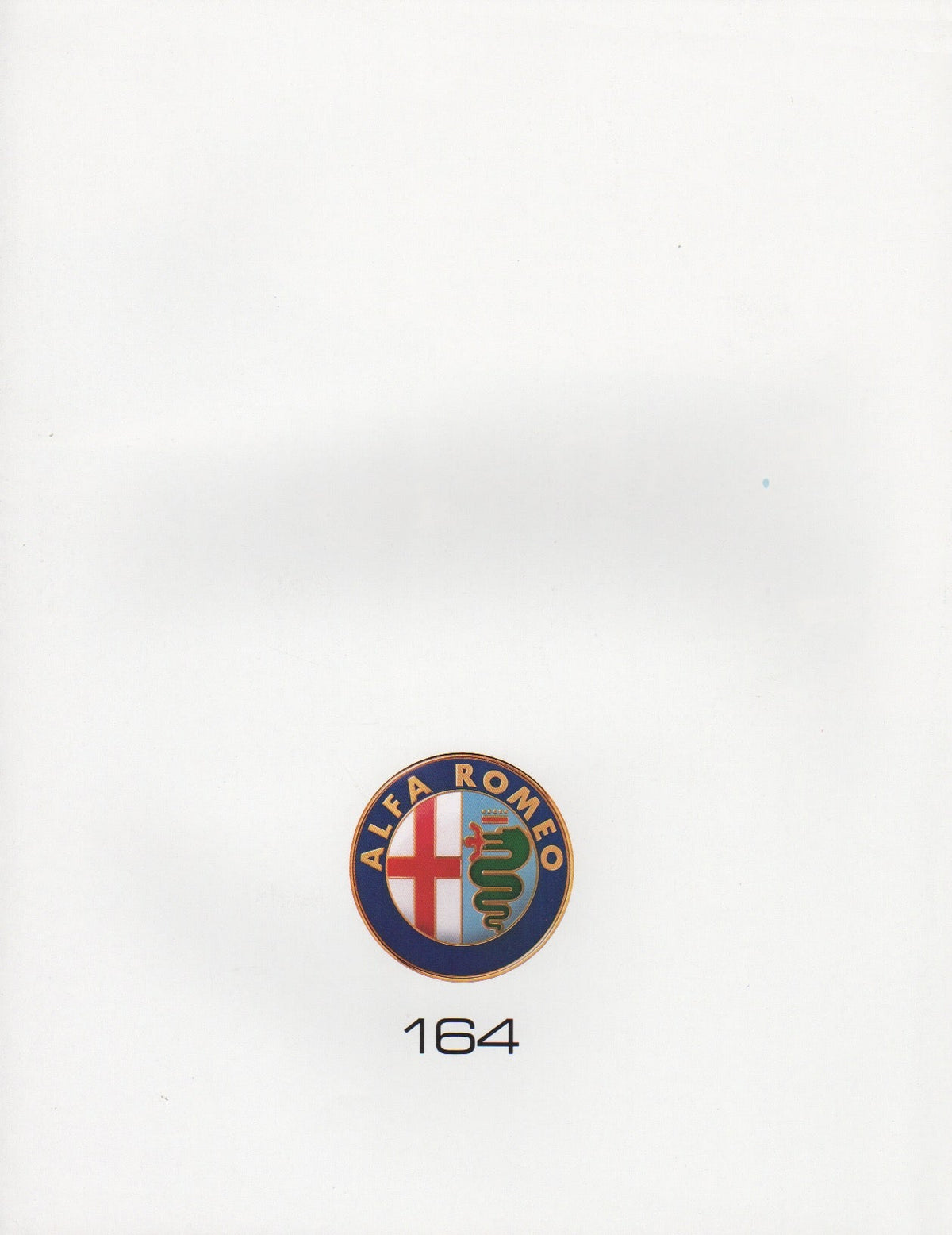 Alfa Romeo 164 Brochure 1991