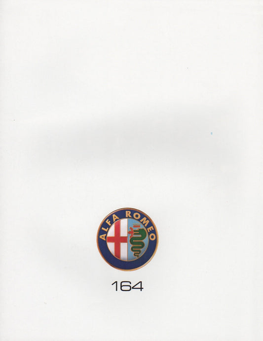 Alfa Romeo 164 Brochure 1991
