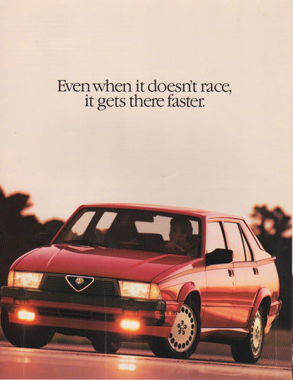 Alfa Romeo Milano Brochure 1987