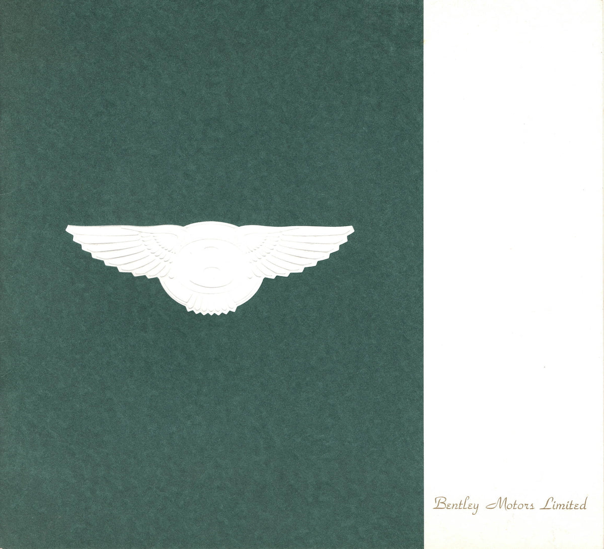 Bentley Eight, Turbo R, Mulsanne S, Continental Deluxe - Brochure