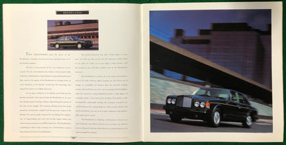 Bentley Brooklands, Turbo R / RL, Continental, Continental R - Deluxe Brochure