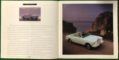 Bentley Brooklands, Turbo R / RL, Continental, Continental R - Deluxe Brochure