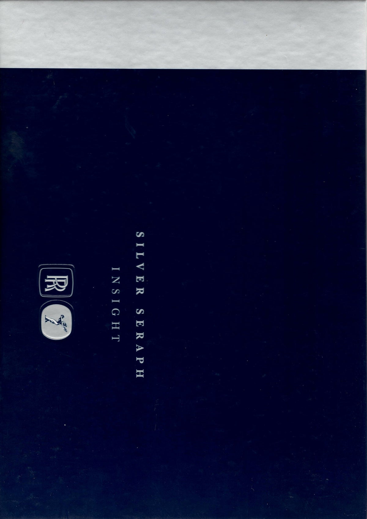 Rolls-Royce Silver Seraph Insight Binder Brochure