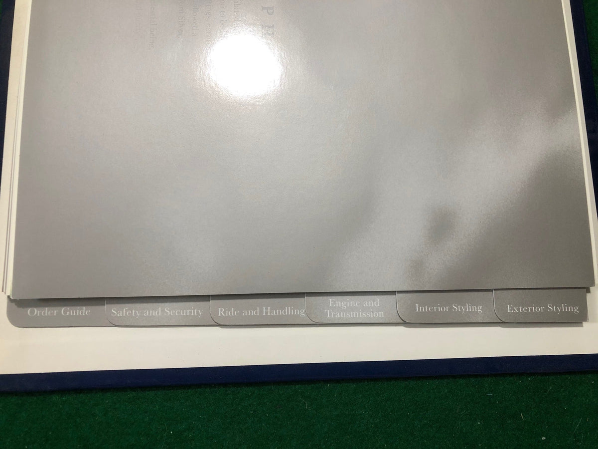 Rolls-Royce Silver Seraph Insight Binder Brochure