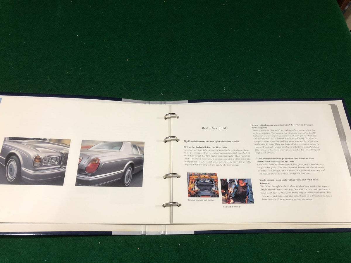 Rolls-Royce Silver Seraph Insight Binder Brochure