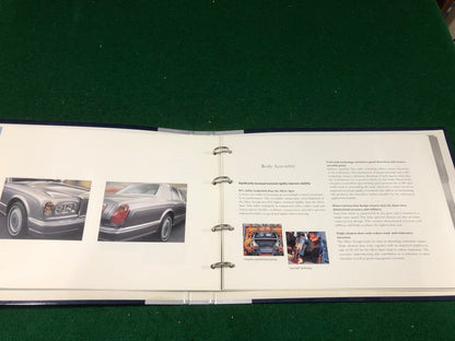 Rolls-Royce Silver Seraph Insight Binder Brochure