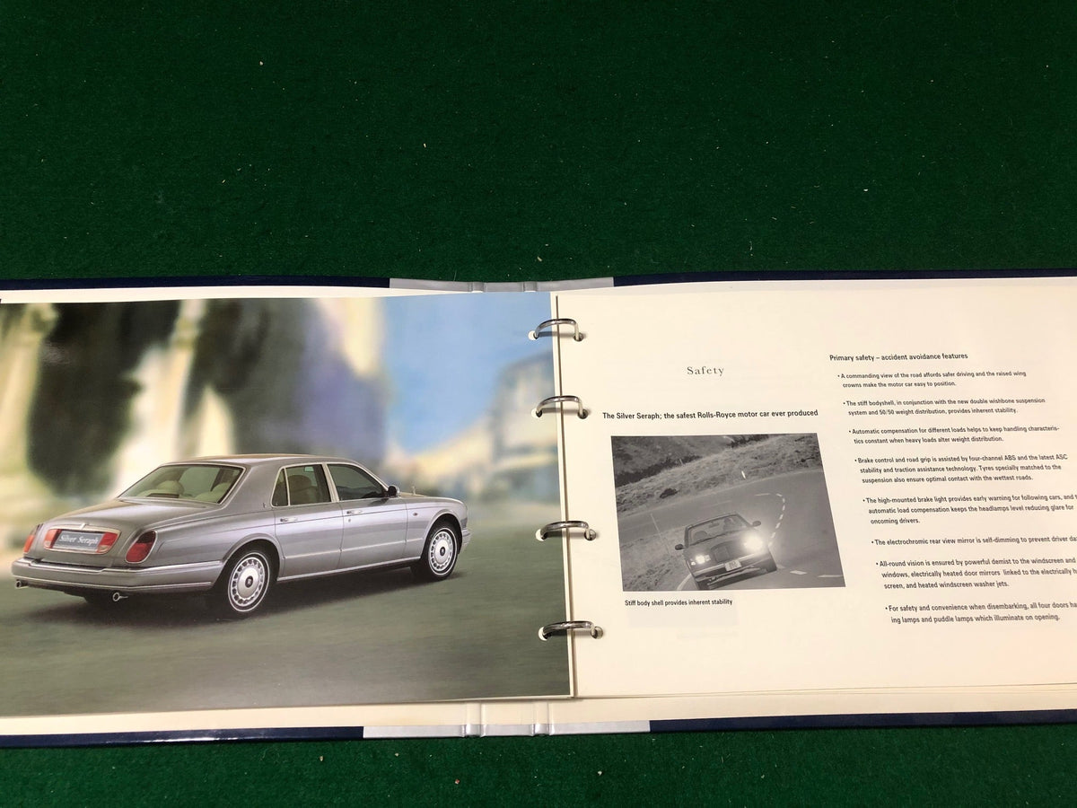 Rolls-Royce Silver Seraph Insight Binder Brochure