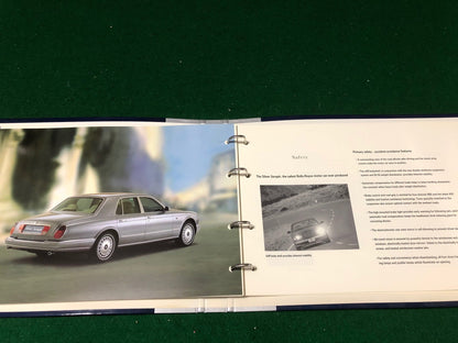 Rolls-Royce Silver Seraph Insight Binder Brochure